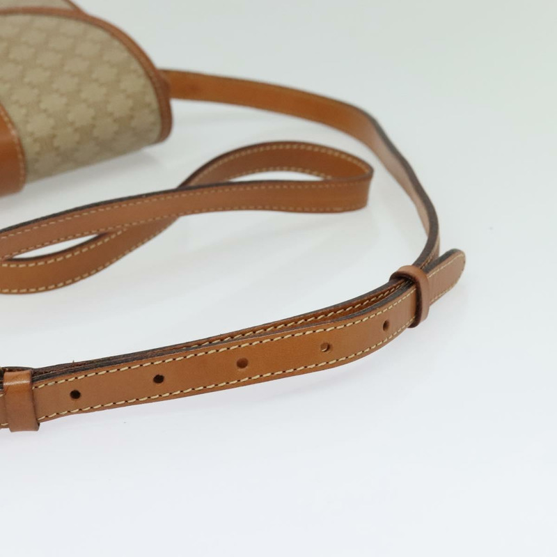 【日本直送】CELINE Macadam帆布肩背包 PVC 米色 金色 正品 141702-6