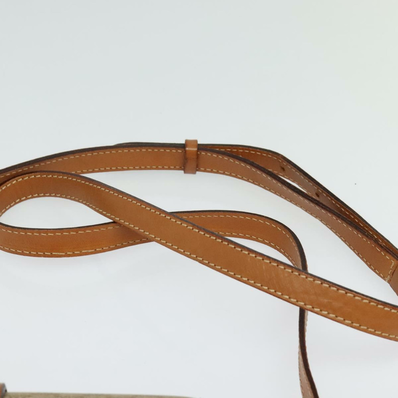 【日本直送】CELINE Macadam帆布肩背包 PVC 米色 金色 正品 141702-7