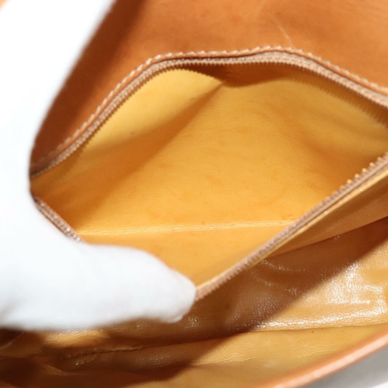 【日本直送】CELINE Macadam帆布肩背包 PVC 米色 金色 正品 141702-19