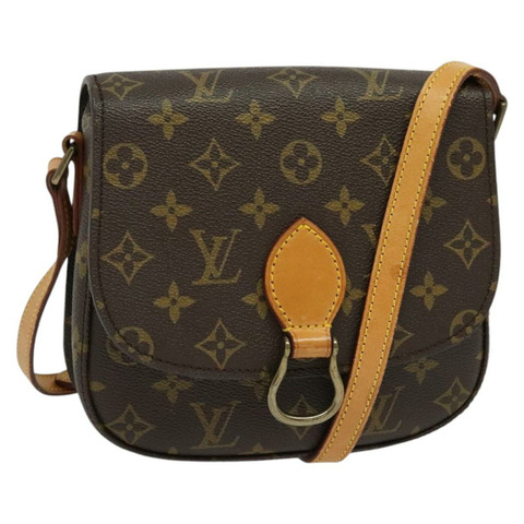 路易威登 Monogram Saint Cloud MM 肩背包 M51243 LV Auth 141666