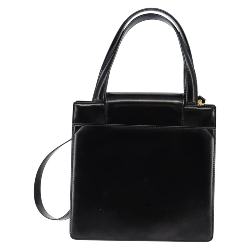 【日本直送】寶格麗 (BVLGARI) 皮革手提包 2way 金色 黑色 正品 bs29102-1