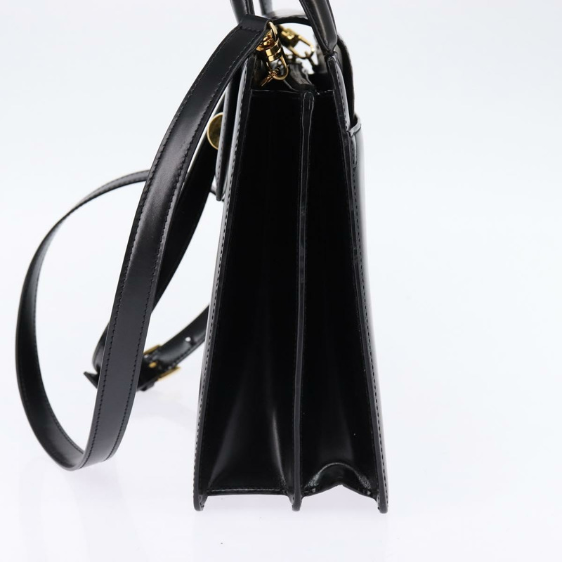 【日本直送】寶格麗 (BVLGARI) 皮革手提包 2way 金色 黑色 正品 bs29102-3