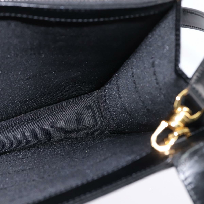 【日本直送】寶格麗 (BVLGARI) 皮革手提包 2way 金色 黑色 正品 bs29102-19