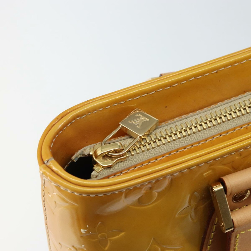 【日本直送】路易威登 Monogram Vernis Houston 手提包 米色 M91004 LV 正品 th6347-17