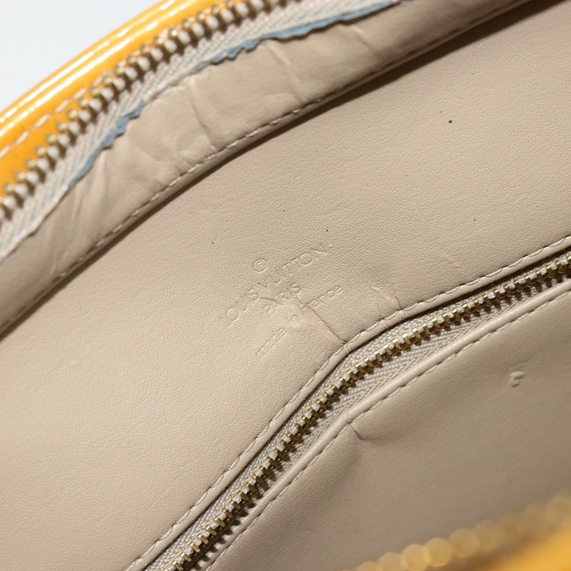 【日本直送】路易威登 Monogram Vernis Houston 手提包 米色 M91004 LV 正品 th6347-18