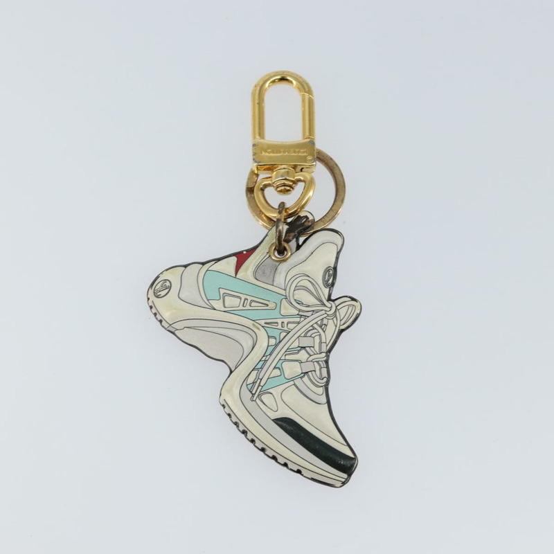 【日本直送】路易威登 Porte Cles LV Archlight Charm 金屬白色 M69004 LV Auth 140419-1