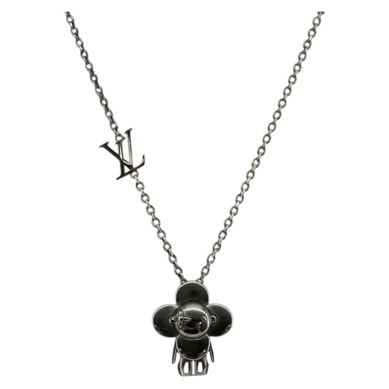 【日本直送】路易威登 Vivienne S00 吊墜項鍊 金屬 黑色 M00831 LV 正品 140421-0