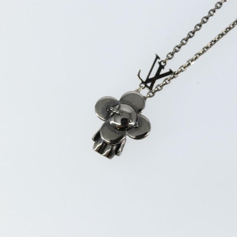 【日本直送】路易威登 Vivienne S00 吊墜項鍊 金屬 黑色 M00831 LV 正品 140421-2