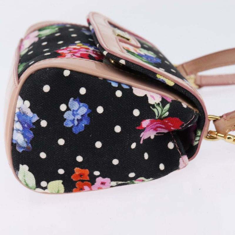 【日本直送】DOLCE&GABBANA 手袋 帆布 黑色 金色 正品 BA6092-3