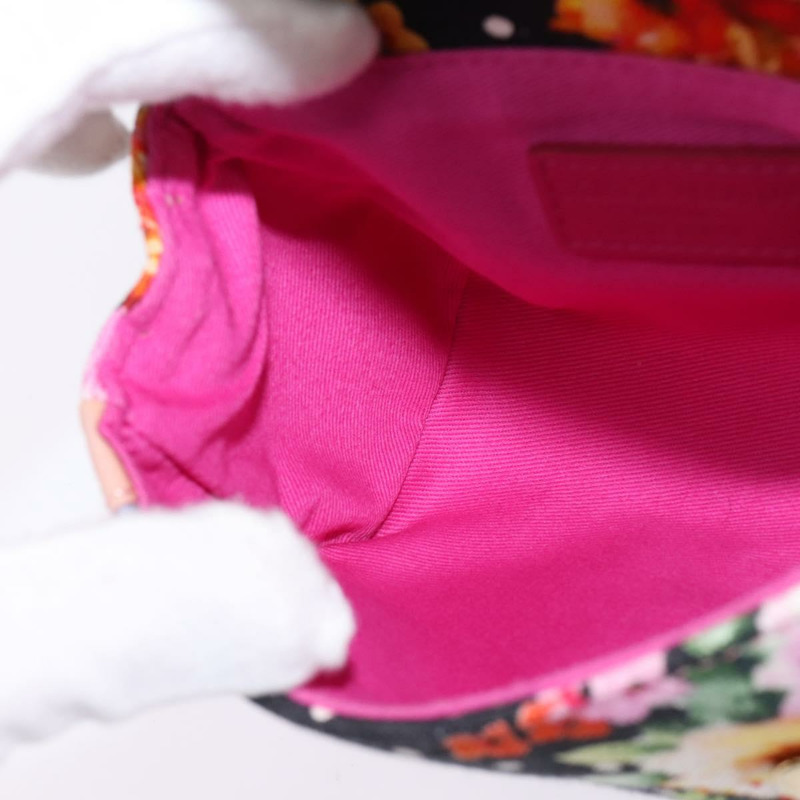 【日本直送】DOLCE&GABBANA 手袋 帆布 黑色 金色 正品 BA6092-20