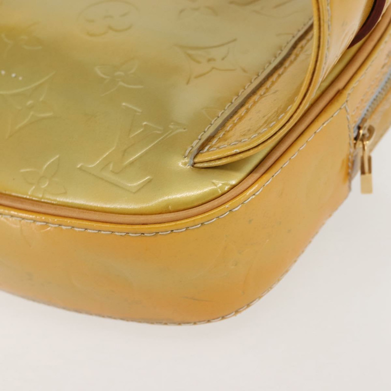 【日本直送】路易威登 Monogram Vernis Fulton 腰包 灰色 M91041 LV Auth 142875-14