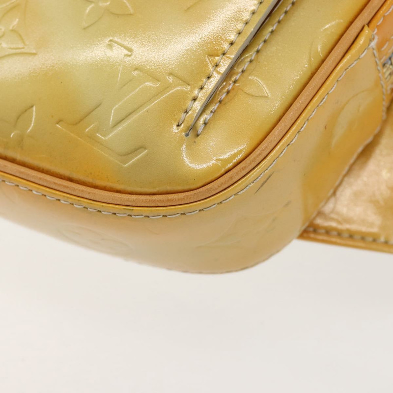 【日本直送】路易威登 Monogram Vernis Fulton 腰包 灰色 M91041 LV Auth 142875-15