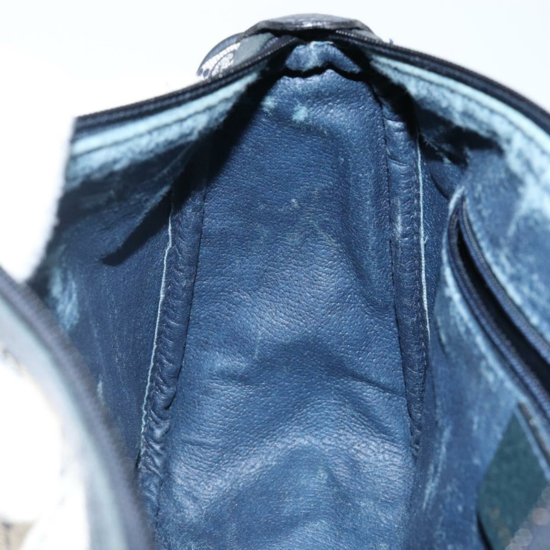 【日本直送】GUCCI GG Supreme Sherry Line 手提包 PVC 海軍藍 金色 紅色 39 02 040 正品 142848-20