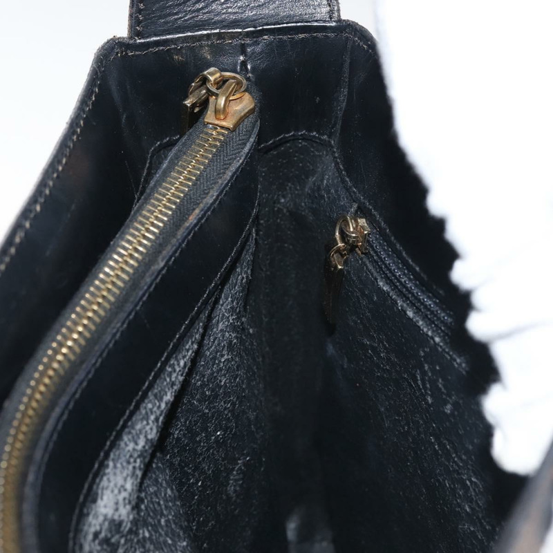 【日本直送】CELINE Macadam帆布肩背包 PVC皮革 黑色 金色 正品 142805-18