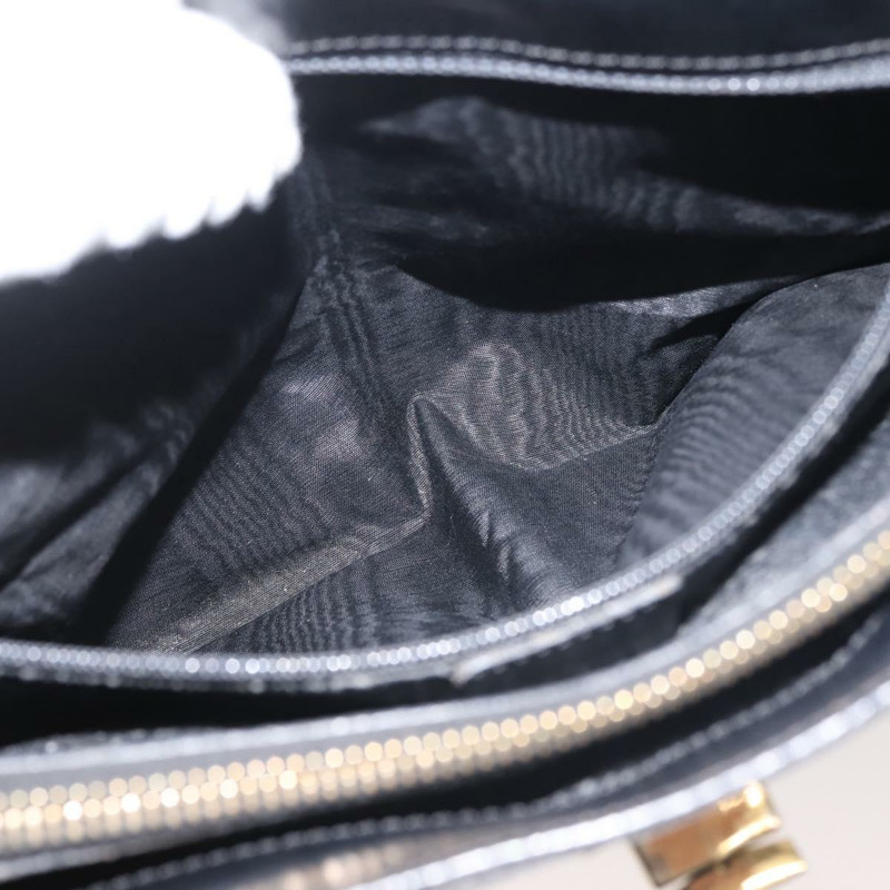 【日本直送】CELINE Macadam帆布肩背包 PVC皮革 黑色 金色 正品 142805-22