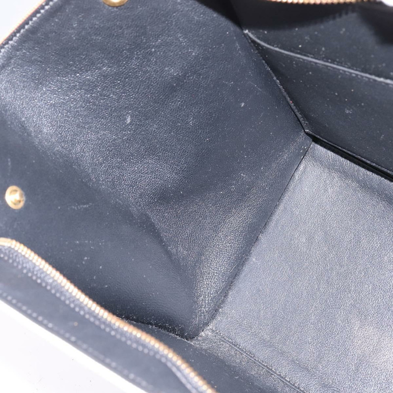 【日本直送】CELINE Trapeze 手提包 皮革帆布 2way 米色 黑色 橙色 Auth 142841-22