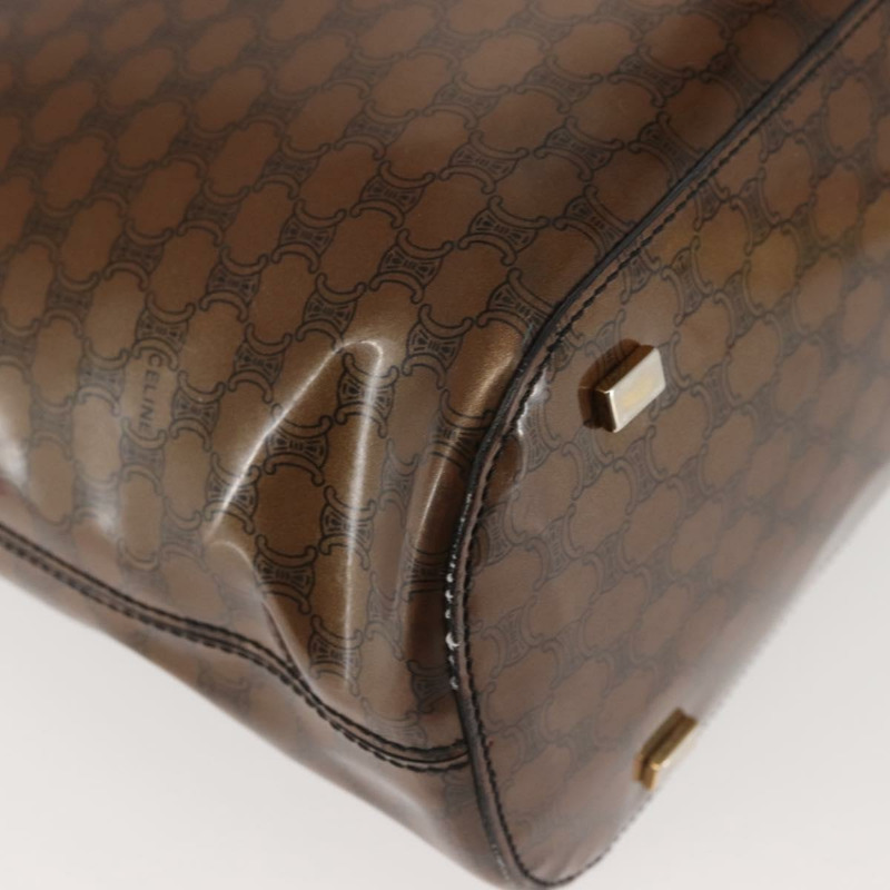 【日本直送】CELINE Macadam帆布手袋 棕色金色 正品 142800-8