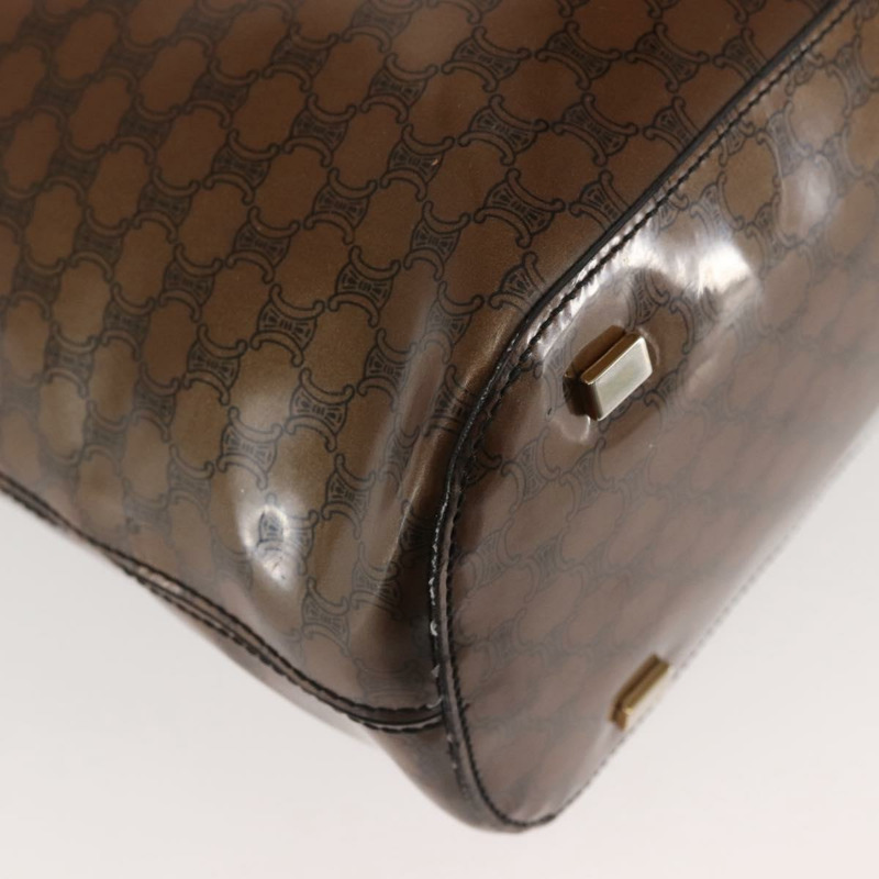 【日本直送】CELINE Macadam帆布手袋 棕色金色 正品 142800-14