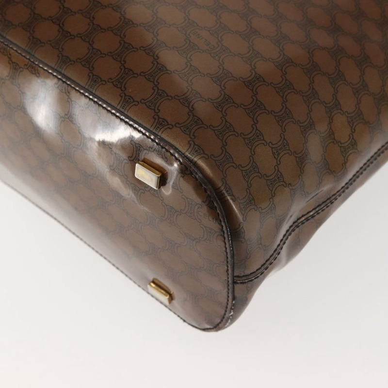 【日本直送】CELINE Macadam帆布手袋 棕色金色 正品 142800-15