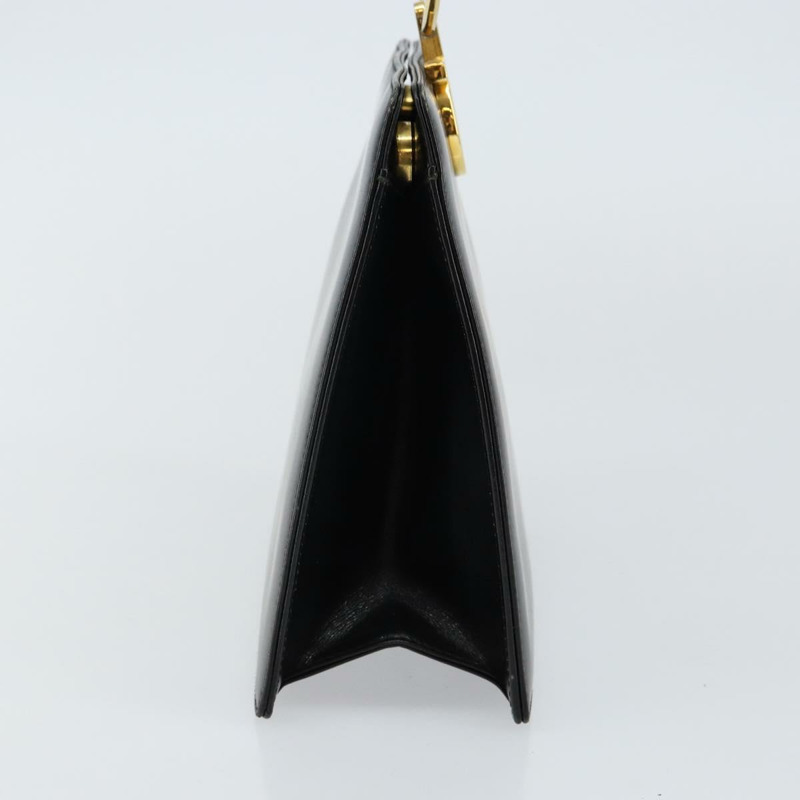 【日本直送】Salvatore Ferragamo Gancini 手提包 皮革 黑色 金色 正品 142837-3