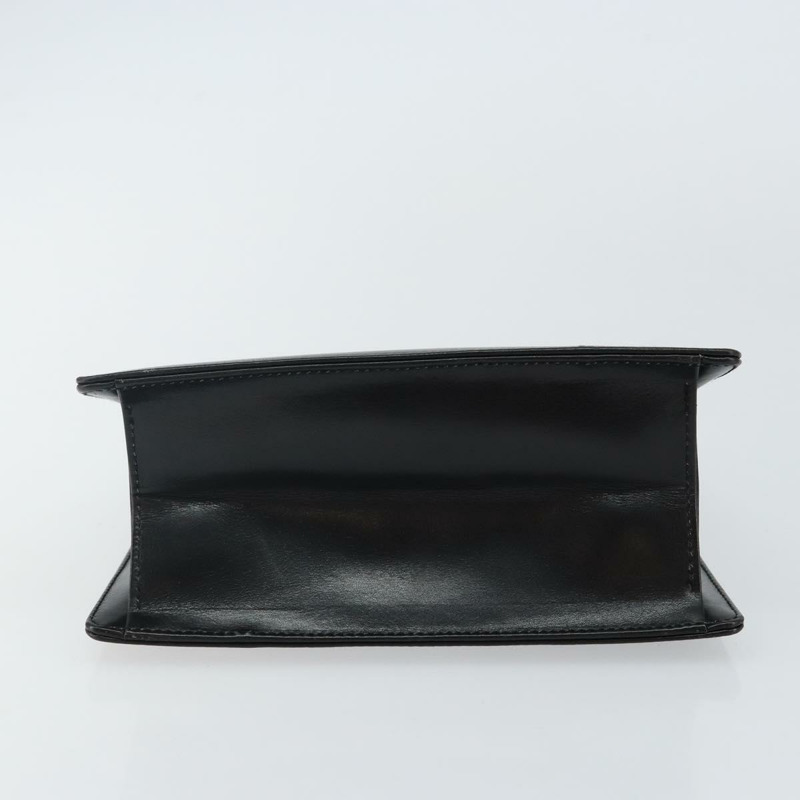 【日本直送】Salvatore Ferragamo Gancini 手提包 皮革 黑色 金色 正品 142837-4