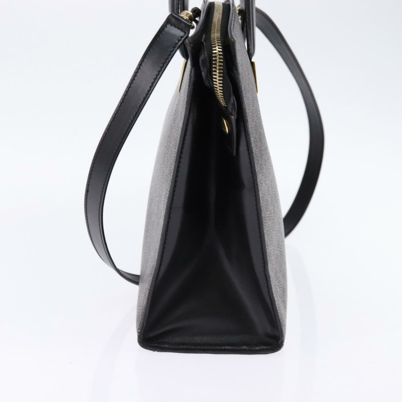 【日本直送】CELINE Macadam帆布托特包 PVC皮革 2way 黑色金色 Auth 142799-2