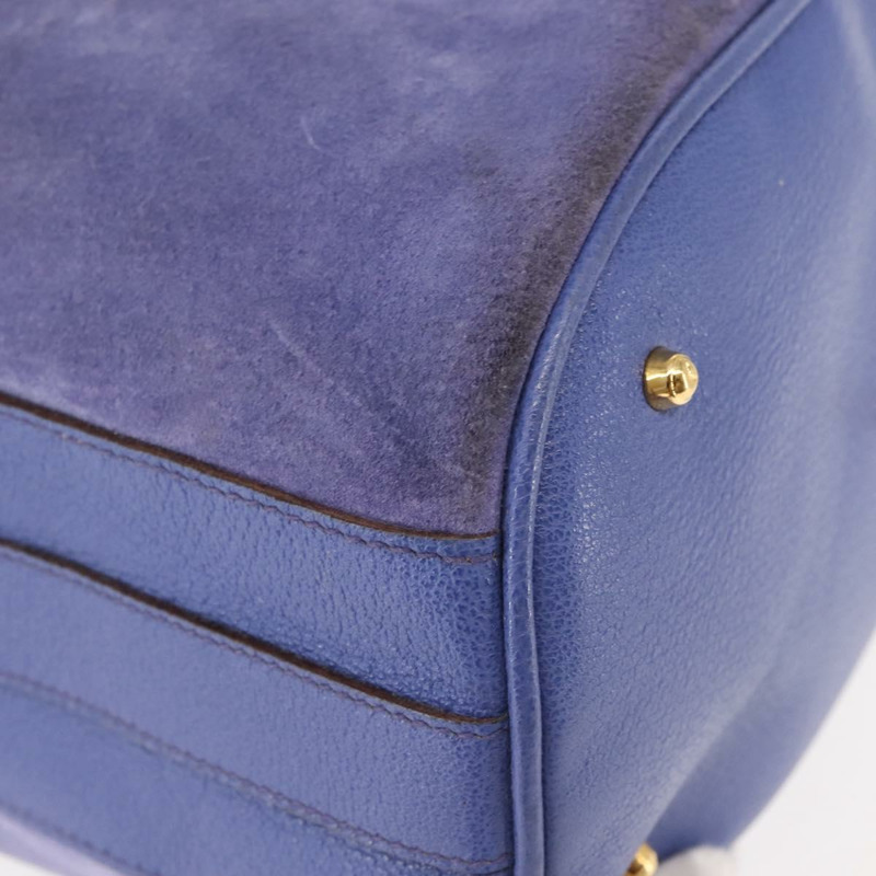 【日本直送】GUCCI 竹節手提包 麂皮 兩用 紫金色 001 2865 1657 正品 BA5970-9