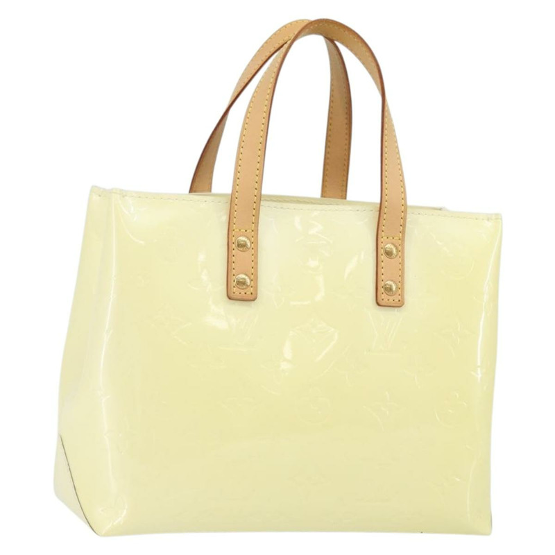 【日本直送】路易威登 Monogram Vernis Reade PM 手提包 Perle M91336 LV Auth 142816-0