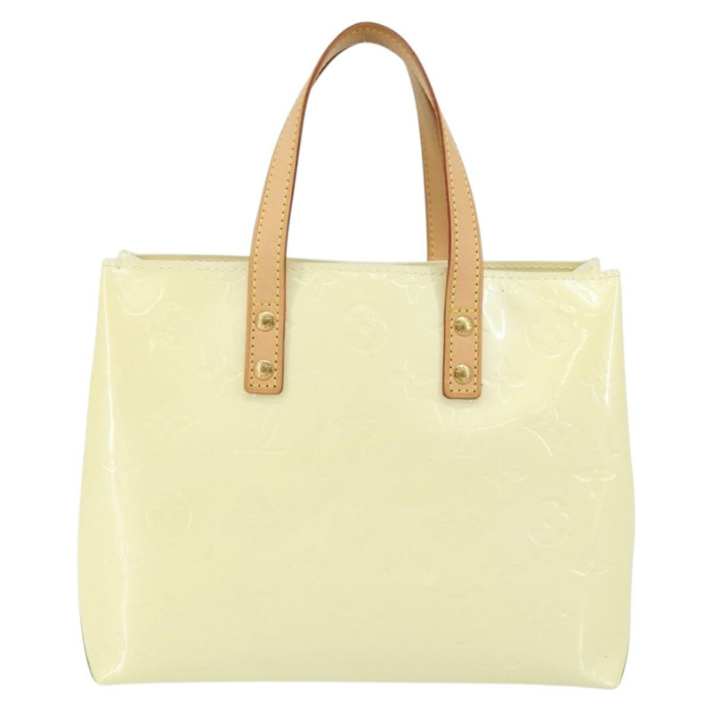 【日本直送】路易威登 Monogram Vernis Reade PM 手提包 Perle M91336 LV Auth 142816-1