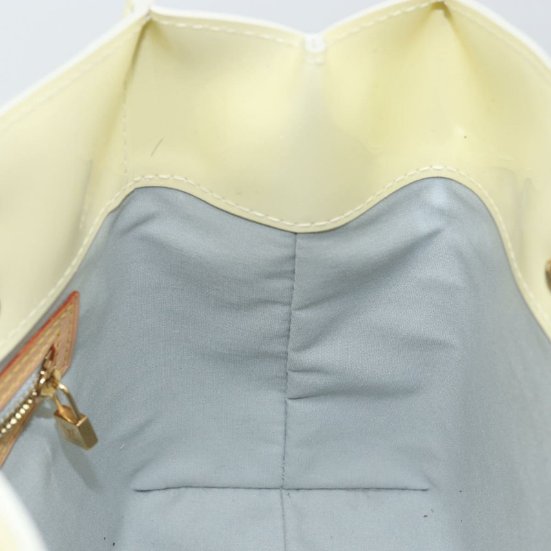 【日本直送】路易威登 Monogram Vernis Reade PM 手提包 Perle M91336 LV Auth 142816-17