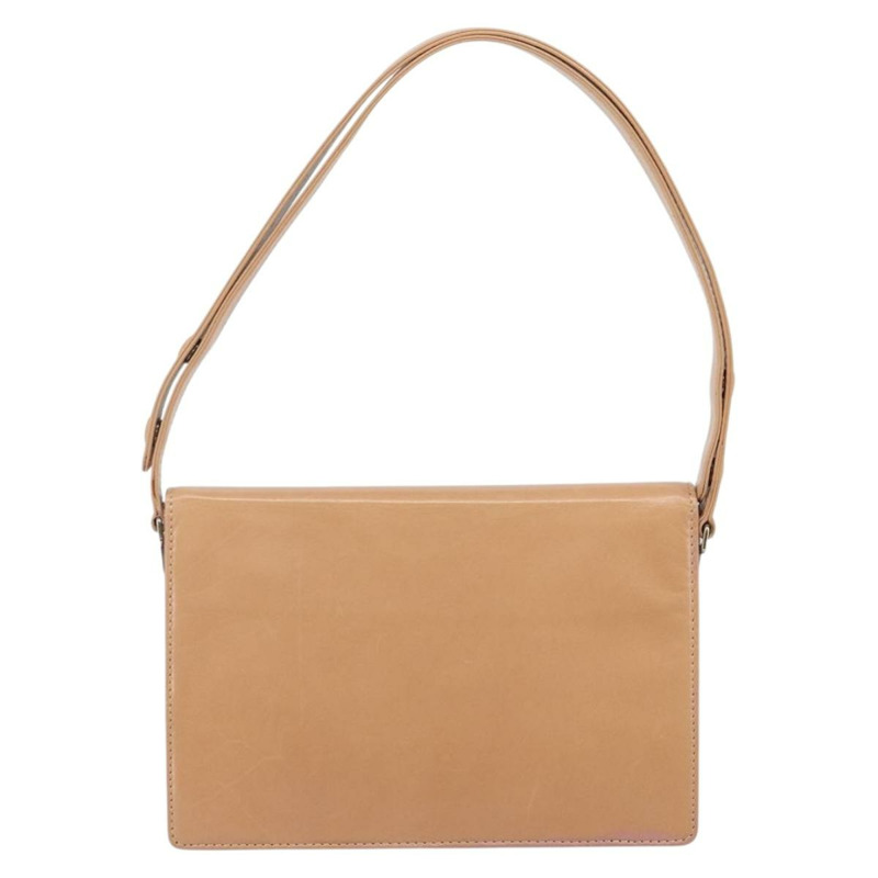 【日本直送】FENDI 粉紅銀色皮革肩背包 正品 142903-1