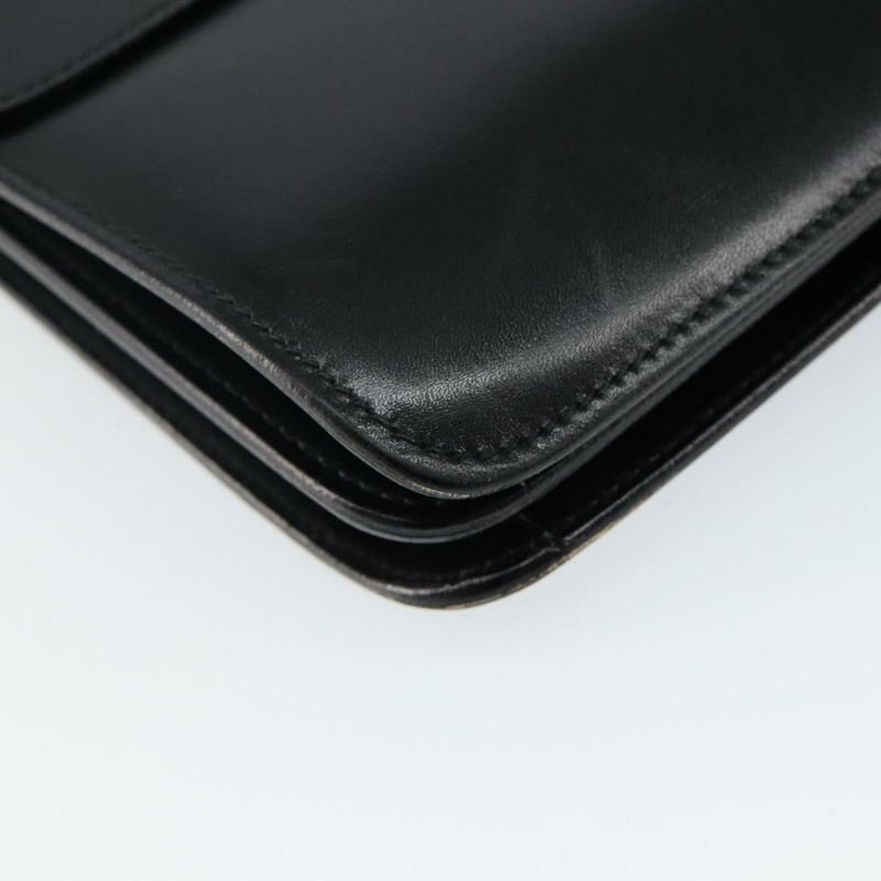 【日本直送】CELINE 手提包 皮革 黑色 金色 正品 142890-13