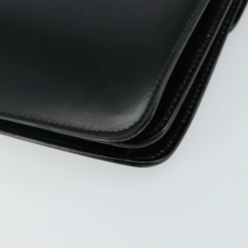 【日本直送】CELINE 手提包 皮革 黑色 金色 正品 142890-14