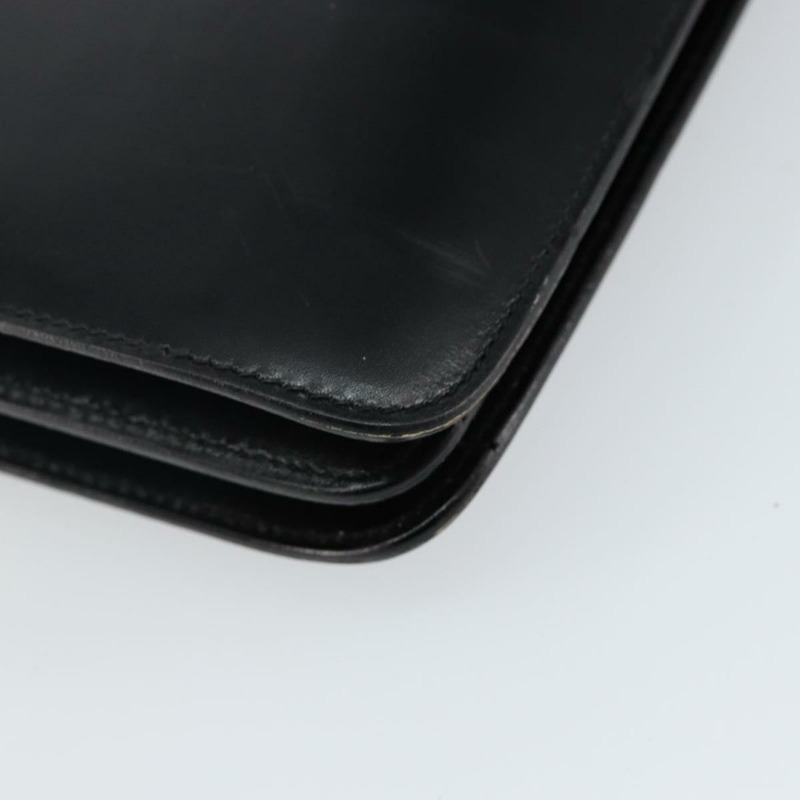 【日本直送】CELINE 手提包 皮革 黑色 金色 正品 142890-15