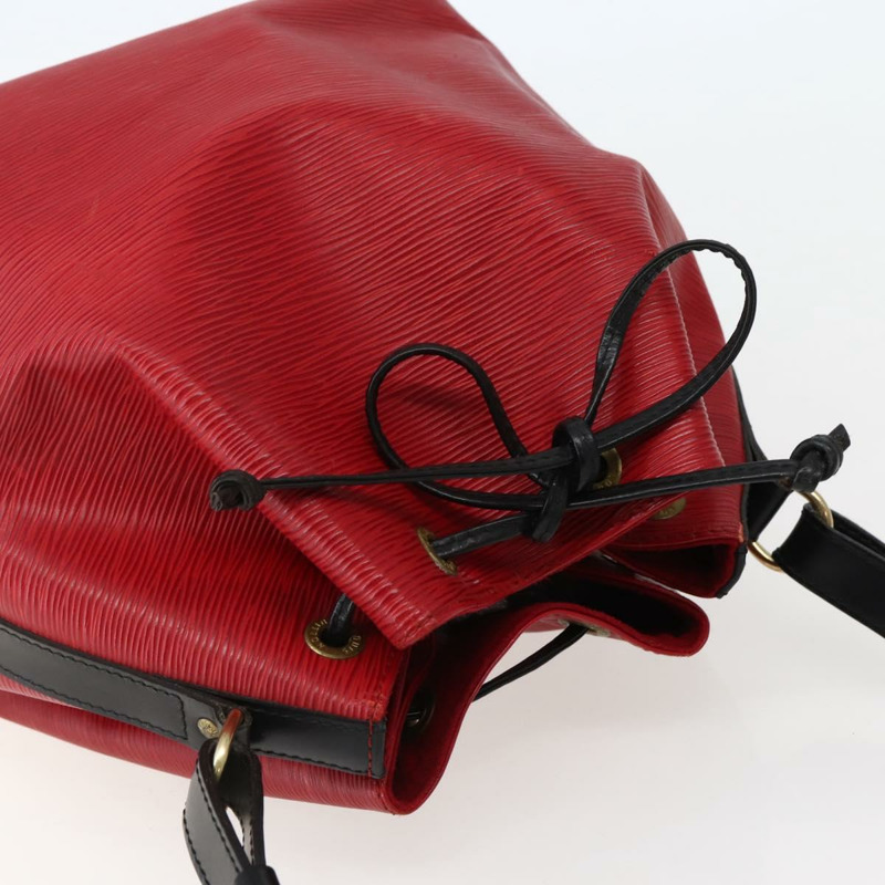【日本直送】路易威登 Epi Petit Noe 雙色肩背包 黑紅 M44017 LV 正品 142857-5