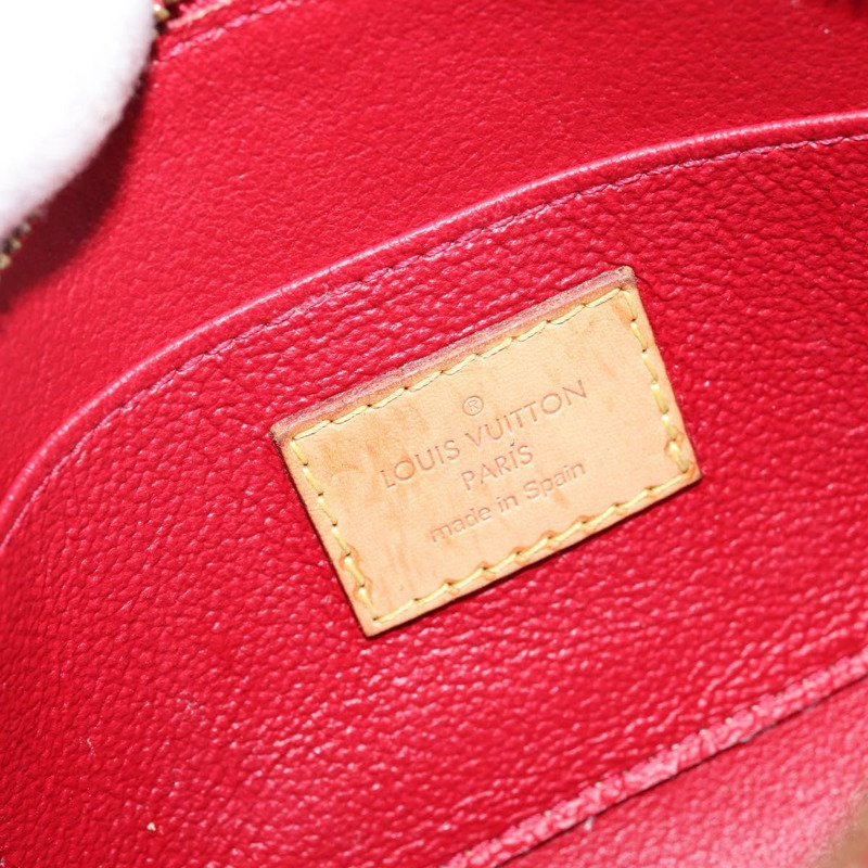 【日本直送】路易威登 Vernis Rayure Pochette 化妝品 Pomme D'amour M91721 正品 142996-8
