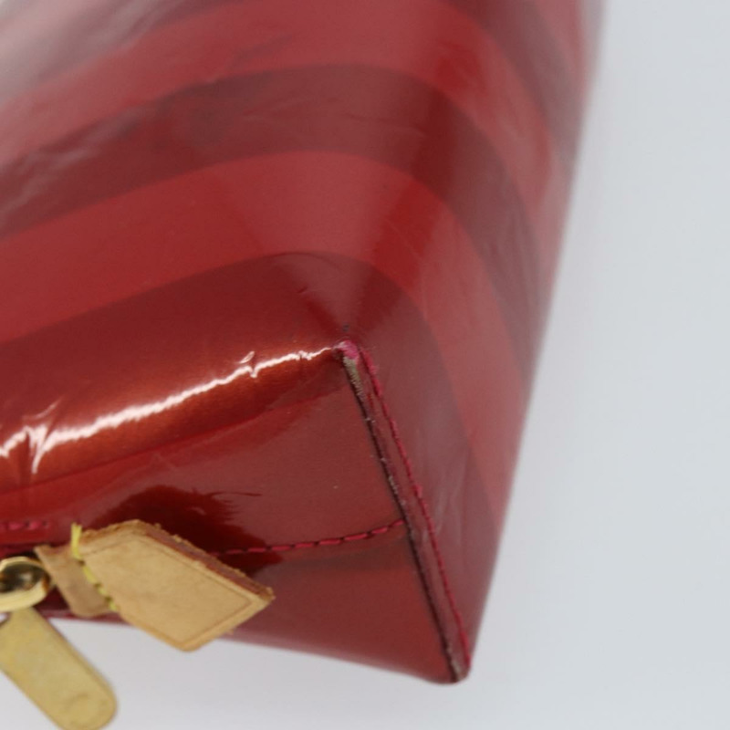 【日本直送】路易威登 Vernis Rayure Pochette 化妝品 Pomme D'amour M91721 正品 142996-13