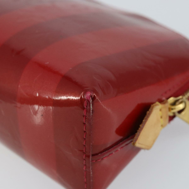 【日本直送】路易威登 Vernis Rayure Pochette 化妝品 Pomme D'amour M91721 正品 142996-14