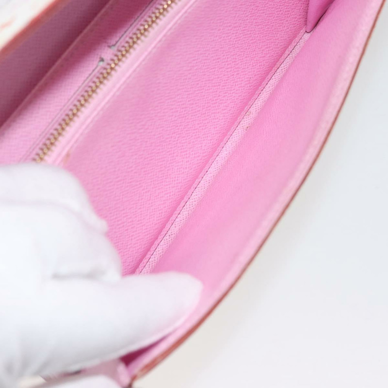 【日本直送】路易威登 Multicolor Portefeuille Sarah 錢包 白色 M93532 LV Auth 143004-18