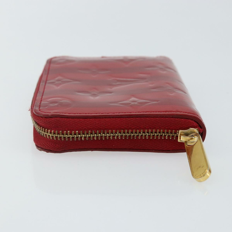 【日本直送】路易威登 Vernis Rayure Zippy 零錢包 Pomme D'amour M91720 LV 正品 143005-3
