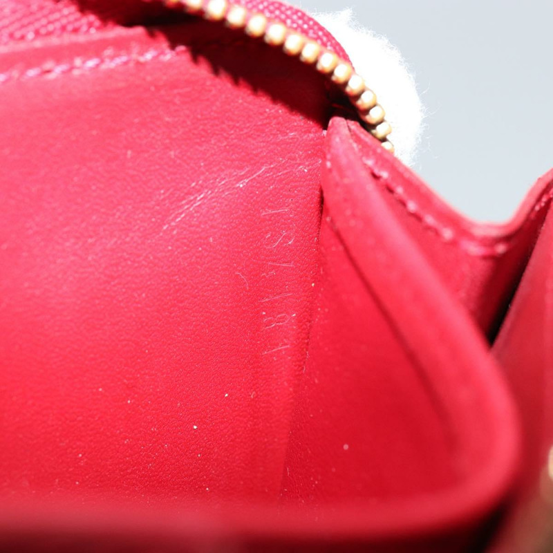 【日本直送】路易威登 Vernis Rayure Zippy 零錢包 Pomme D'amour M91720 LV 正品 143005-11