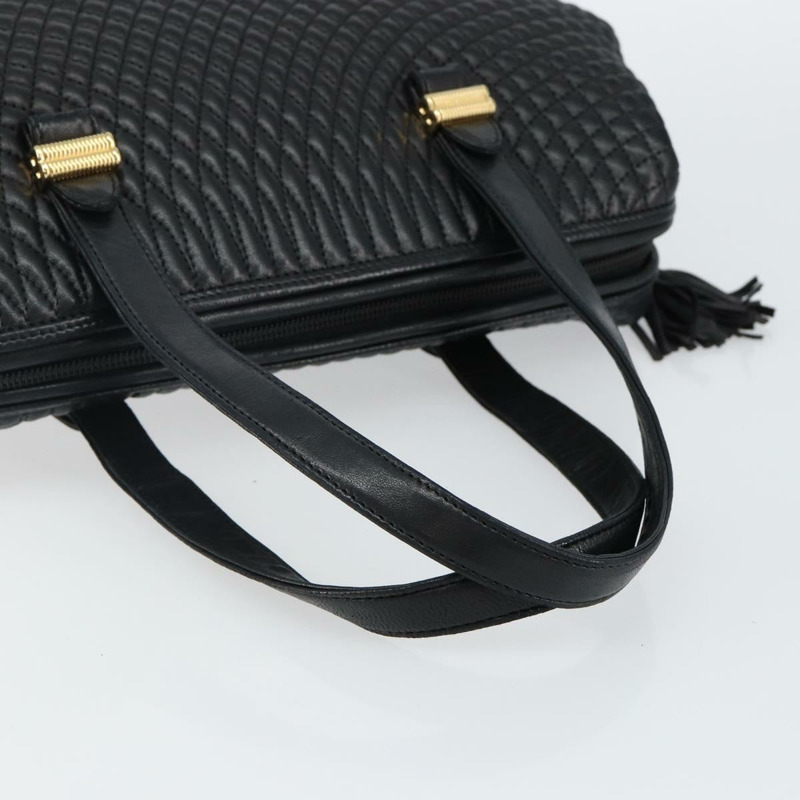 【日本直送】BALLY 手提包 皮革 黑色 金色 正品 BA6078-6