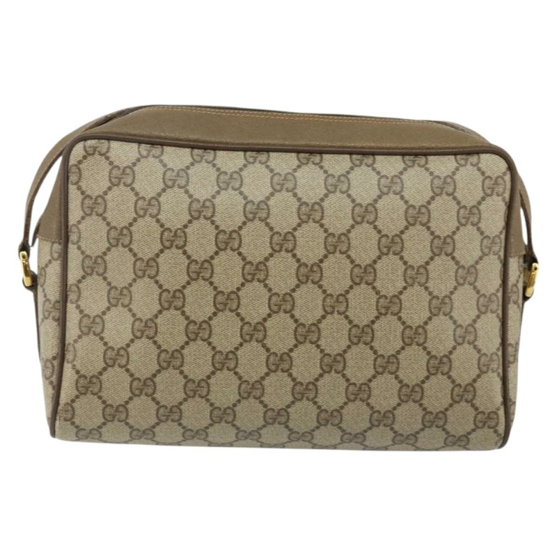 【日本直送】GUCCI GG Supreme Web Sherry Line 單肩包 PVC 米色 119 02 088 正品 BA6080-1
