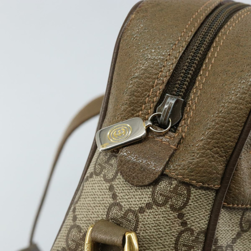 【日本直送】GUCCI GG Supreme Web Sherry Line 單肩包 PVC 米色 119 02 088 正品 BA6080-9