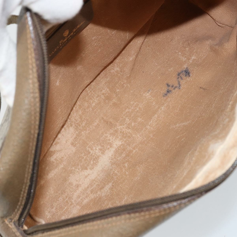 【日本直送】GUCCI GG Supreme Web Sherry Line 單肩包 PVC 米色 119 02 088 正品 BA6080-10