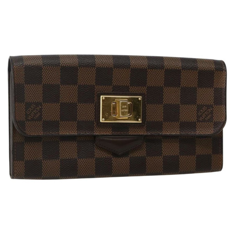 路易威登 Damier Ebene Portefeuille Roseberry 長皮夾 N63017 正品 130095