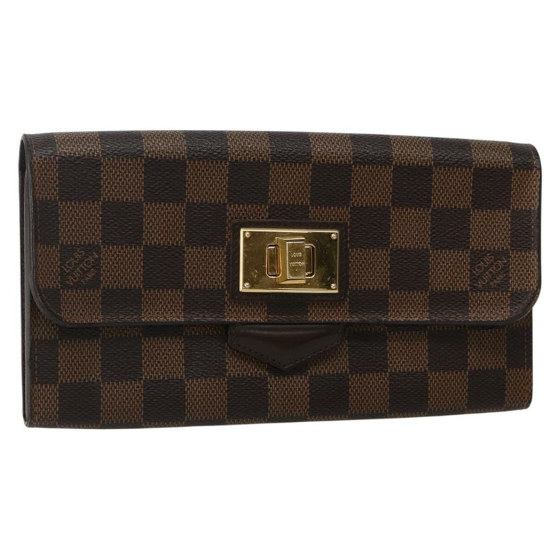 【日本直送】路易威登 Damier Ebene Portefeuille Roseberry 長皮夾 N63017 正品 130095-0