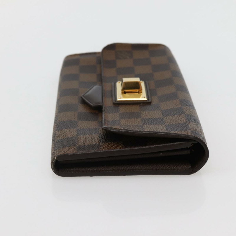 【日本直送】路易威登 Damier Ebene Portefeuille Roseberry 長皮夾 N63017 正品 130095-3