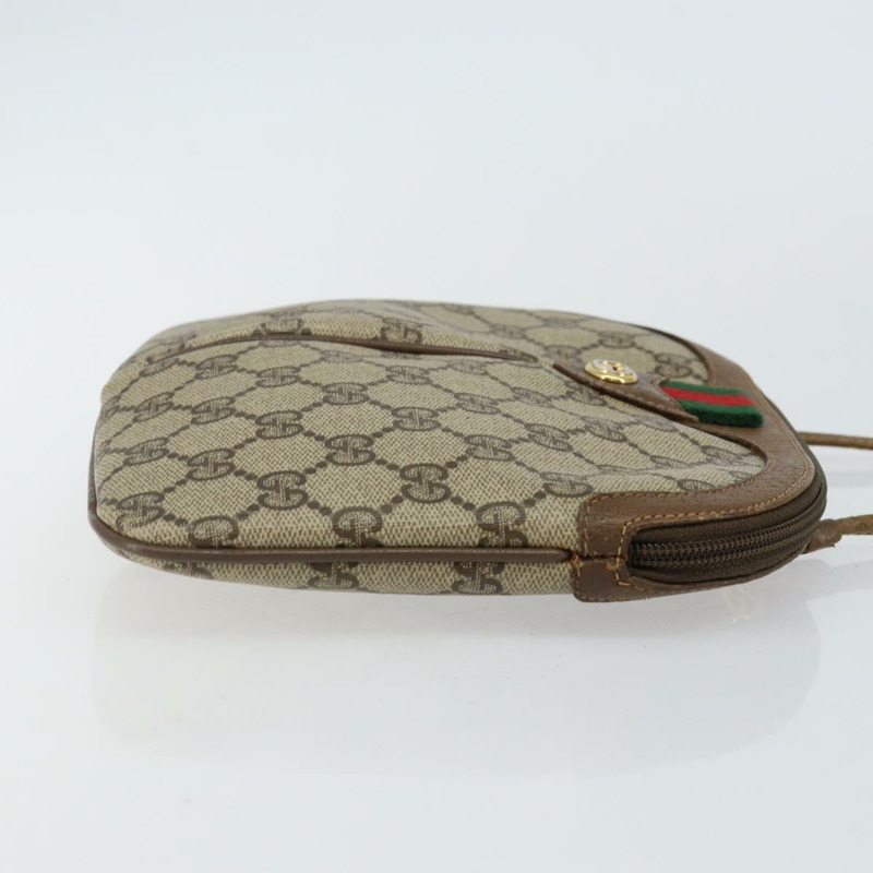 【日本直送】GUCCI GG Supreme Web Sherry Line 手提包 PVC 米色 金色 904 02 047 正品 130090-2