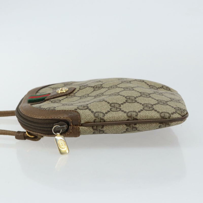 【日本直送】GUCCI GG Supreme Web Sherry Line 手提包 PVC 米色 金色 904 02 047 正品 130090-3